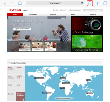 図:操作アイコン